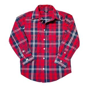 Wrangler Plaid Button Up Shirt Size 8